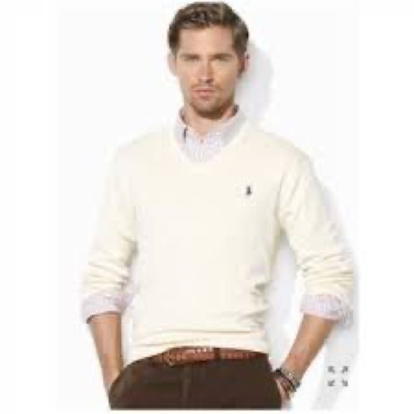 POLO RALPH LAUREN Pima V-Neck Sweater